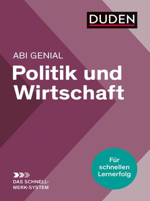 cover image of Abi genial Politik und Wirtschaft
